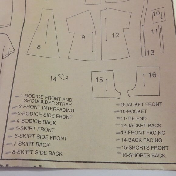 simplicity 7672 Mary Duffy jacket, sundress, cover up sewing pattern - Picture 5 of 12